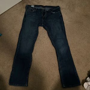 Dark blue pair of jeans rarely worn W34 L32